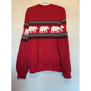 Chaps Ralph Lauren Men's‎ Pullover Red Sweater NEW WITH TAGS L Red Bears